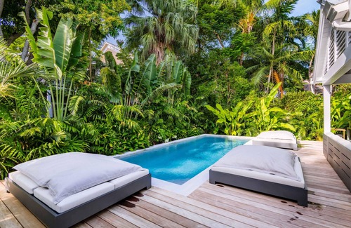 Key West Historic District House | NEW LISTING Old Town Private Pool in Garden Of Eden tropical spa-like Oasis