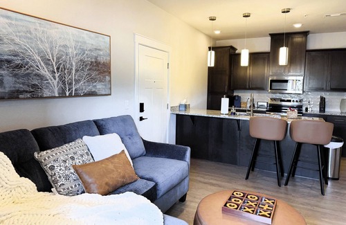 Bentonville Apartment | NEW Luxury 1BR w/Pool, Sauna, EV + 5‑Min Bike to Art by Copperkey Collection