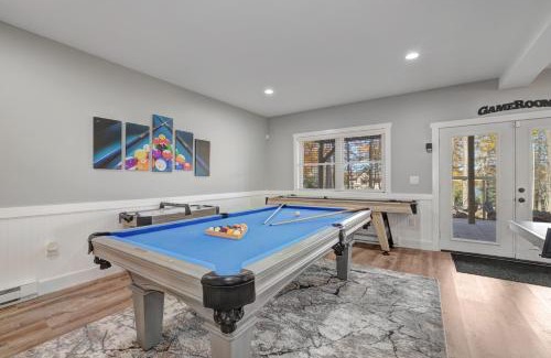 Lake Harmony Estates Villa | New Luxury Lakeview Haven with Lake Access, HotTub, Game Room, Sleeps 26
