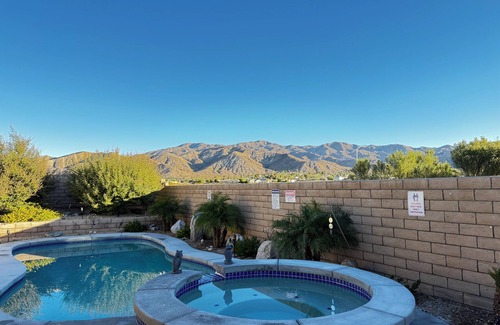 Desert Hot Springs House | New Pool! Desert Hideaway with Hot Tub + Mtn View