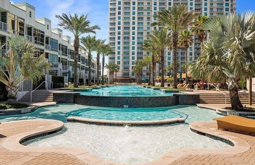 South Padre Island Condo | NEW! Prestigious Luxury * Beach & Bay Patios * XL Size