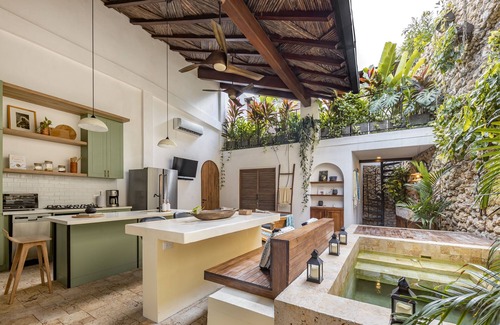 Cartagena Walled City Villa | NEW private CASA in the old city, 3 queen beds/3 baths