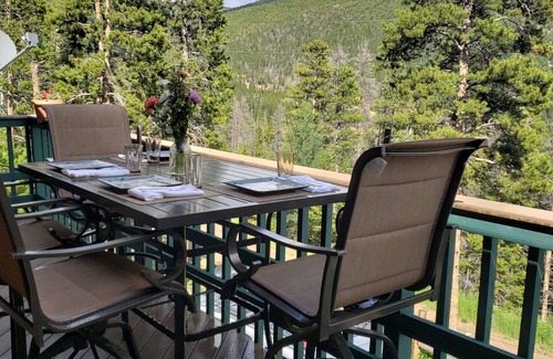 Saint Mary's Cabin | New Remodel! Cabin with Rocky Mountain Views! Venture Out, Relax in the Hot Tub!