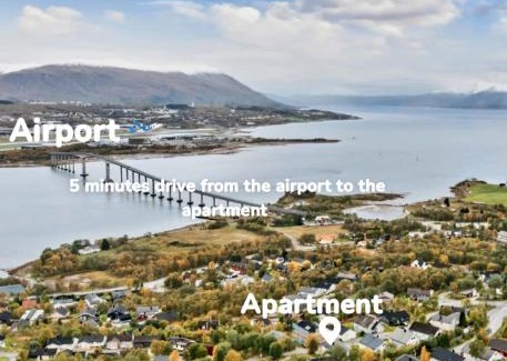 Kvaløysletta Apartment | New renovated apartment near the airport with 3 double beds
