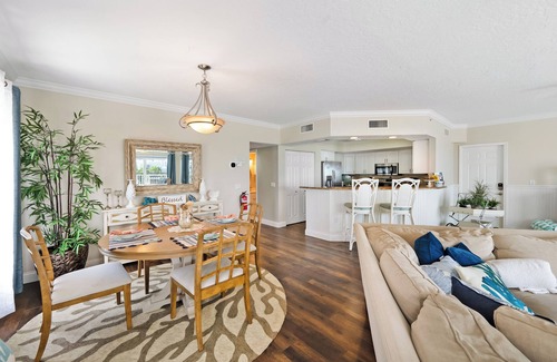 Bradenton Beach Condo | New Rental- Beach Views! Updated Spacious condo with Coastal Decor