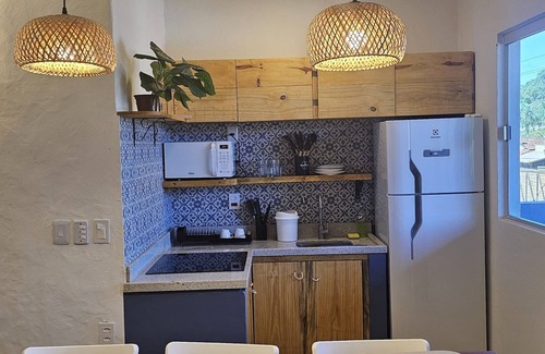 Alto Paraiso de Goias Apartment | New Santorini Loft in the center - with breakfast