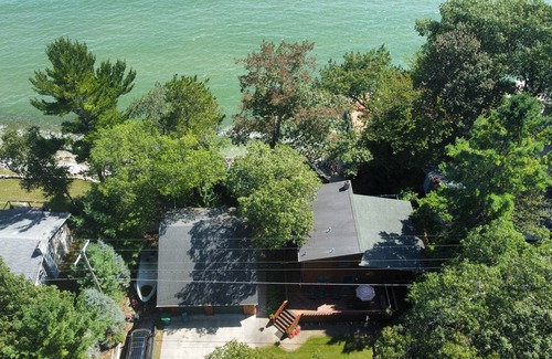 East Tawas Apartment | New! Schmidt's Cove - Incredible Private Lakefront Studio Apartment on Lake Huron!