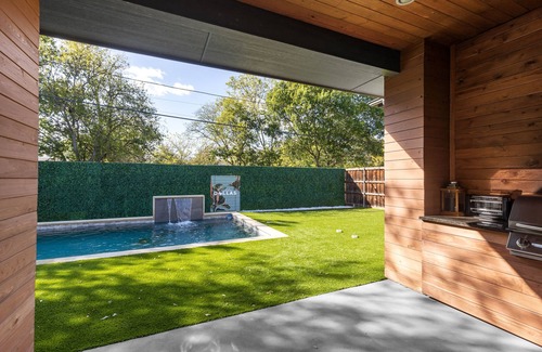 Dallas House | New Single Level Ranch Home by Highland Park with Pool