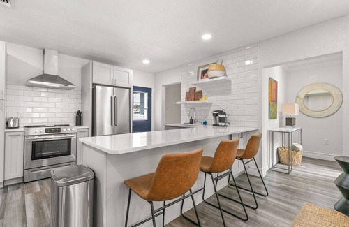 Courier City - Oscawana Apartment | NEW! SoHo Sanctuary - Gorgeous Apartment Steps to S Howard Ave with Fenced Yard
