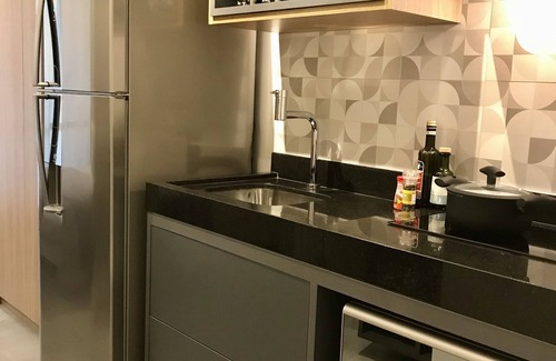 Brooklin Novo Apartment | NEW STUDIO BROOKLIN Wi-Fi 250, NEXT SUBWAY, SHOPPING, BERRINI, CHUCRI ZAIDAN