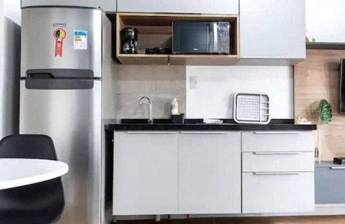 Higienopolis Apartment | New Studio Next Paulista Av, Fast Wifi and Balcony