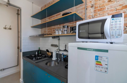 Vila Buarque Apartment | New studio with balcony (Ap.704) Cozy - V. Buarque