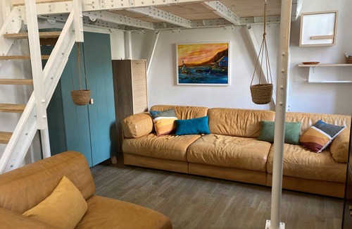 Le Palais Apartment | New studio with loft in Le Palais center, near beaches