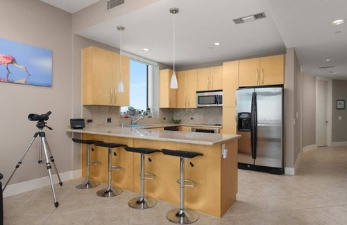 South Padre Island Condo | NEW! Stunning 17th Floor * SpaceX Direct Views * Luxe