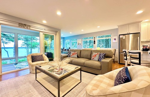 Corea House | ⭐NEW⭐ Stunning Beachfront Living w/Gameroom & Firepit Near Acadia