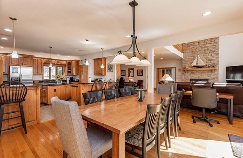 Swanton House | New! Tall Timbers: Lakefront, Private Dock, Hot Tub, Fireplaces!