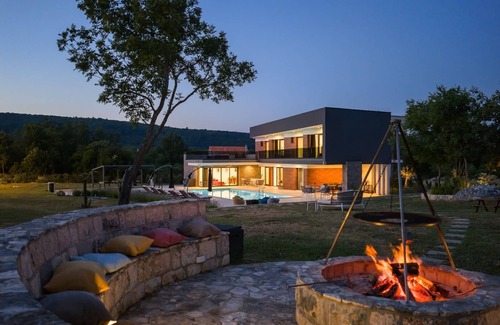 Sinj Villa | NEW! Villa Nella Foresta with private 66sqm heated pool, Whirlpool, Tennis court, Gym, Billiards, 4 en-suite bedrooms