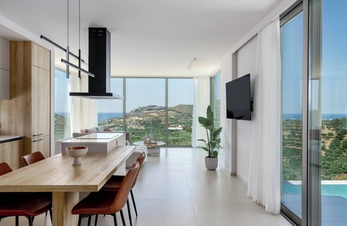 Agios Vasileios Villa | New Villa with Private Infinity Pool and Sunset Views in South Crete