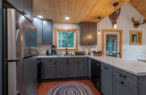 Stratton House | Newly built custom home nestled on the edge of the Bigelow Preserve
