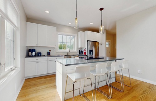 Sawyer House | Newly-built home on a grassy lot with washer/dryer & screened deck