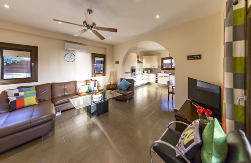 Peyia Town Villa | Newly Built Luxury Stone Villa With Private Pool In Central Peyia