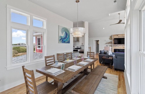 Corolla House | Newly built oceanside home situated among the dunes and wild horses in Carova!