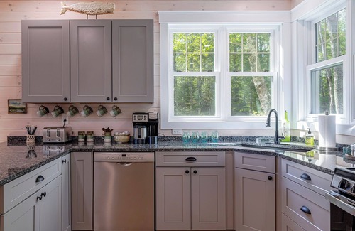 Franklin House | Newly constructed cabin on your own secluded 8-acre island.