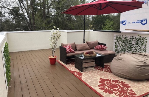 Tallahassee House | Newly constructed modern home with luxurious rooftop patio