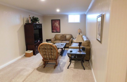Columbus Apartment | Newly finished basement apartment with private entrance in Columbus Indiana.