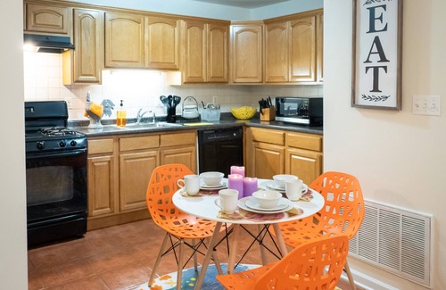 Forest Hill Apartment | Newly Furnished One Bedroom Midterm Rental with Utilities Blazing Fast Internet
