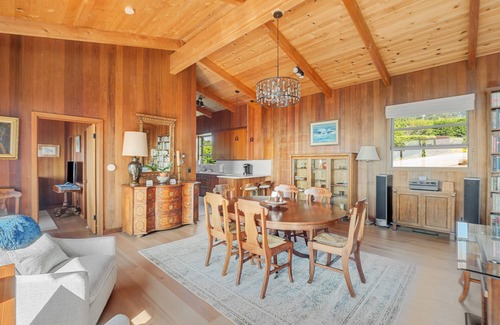 Mendocino House | Newly-renovated, dog-friendly, oceanfront retreat with fireplace - near downtown