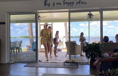 Lake Placid House | Newly Renovated Lake June home with spectacular sunsets, dock and private beach