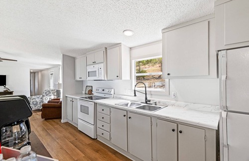 Downsville House | Newly renovated lakehouse sleeps 7 with boathouse, fenced yard and kayaks