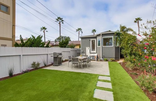Pacific Beach House | Newly Renovated Pacific Beach Home | Private Yard, AC & Walk to Beach!