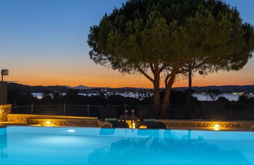 Papastavraiika Villa | nEXCEPTIONAL VILLA AMETHYST WITH PRIVATE POOL & STUNNING VIEWS TO PORTO HELI