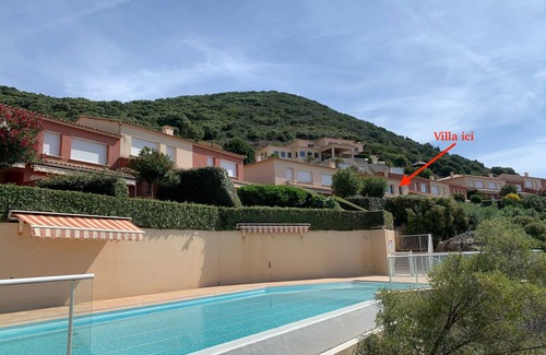 Ajaccio House | nHouse with sea view in a residence including a pool, 5 mn walk from the beach.