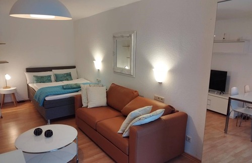 Bad Kreuznach Apartment | Nice 1-room apartment in the spa area - balcony, WiFi, TV, close to the city center