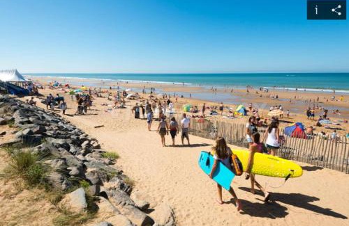 Les Conches House | Nice 90m near the surf beach of Bud