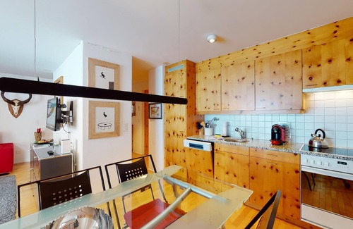 Silvaplana Apartment | Nice and quiet 2½-room apartment on the ground floor, 71m2, facing north.