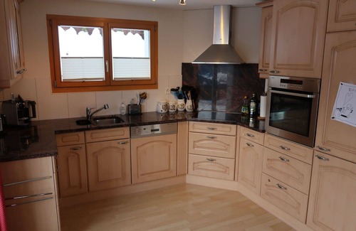 Riom-Parsonz Apartment | Nice apartment for 4 guests with WIFI, TV, terrace, pets allowed and panoramic view