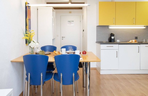 Falera Apartment | Nice apartment for 4 people with pool, WIFI, TV, patio and panoramic view