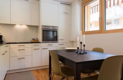 Saas Grund Apartment | Nice apartment for 5 guests with WIFI, TV, balcony and pets allowed
