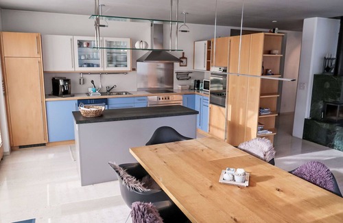 Sumvitg Apartment | Nice apartment for 6 guests with WIFI, TV, patio, panoramic view and parking