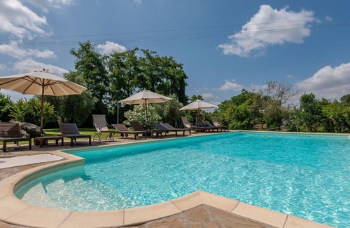 Poggi del Sasso Villa | Nice apartment in villa for 2 people with WIFI, A/C, pool, TV, patio and pets allowed