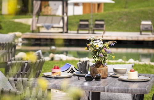 Tamsweg Ski Chalet | Nice chalet in Wölting with natural swimming pond