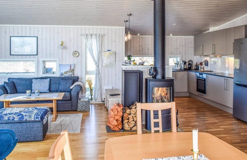 Manstad House | Nice home in Manstad with kitchen