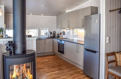 Manstad House | Nice home in Manstad with kitchen