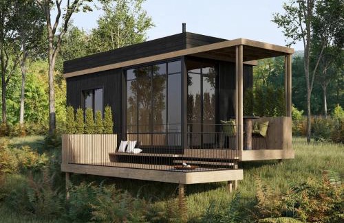 Neufchateau House | Nice lodge with a view on a natural resort