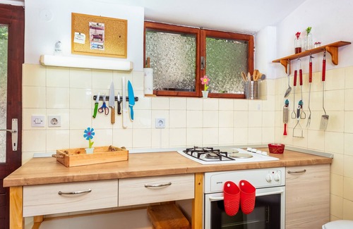 Klek Cabin | Nice villa direct on sea,surrounded with lot of mediterranean plants,two minutwe
