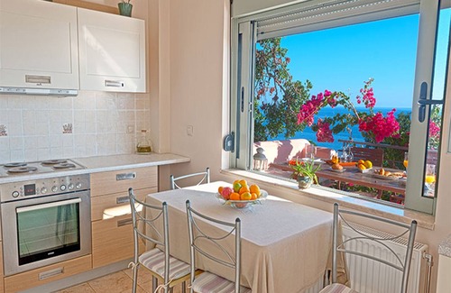 Achlia Villa | Nice villa, superb sea view, beach within walking distance, quiet place.
